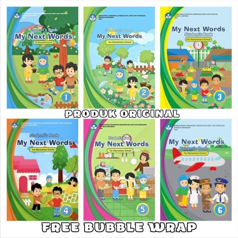 Jual Buku Paket Bahasa Inggris Kelas 1 2 3 4 5 6 SD Kurikulum Merdeka