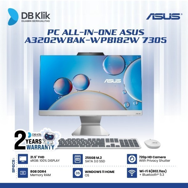 Jual Pc Aio Asus A Wbak Wpb W Celeron Gb White Win