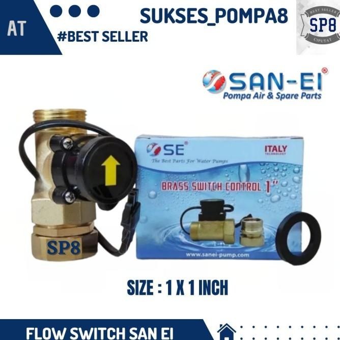 Jual Flow Switch San Ei 1 Inch Otomatis Pendorong Booster Shopee