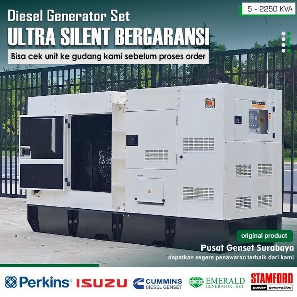 Jual Jual Genset Silent 350 Kva 400 Kva 450 Kva Perkins Cummins Isuzu