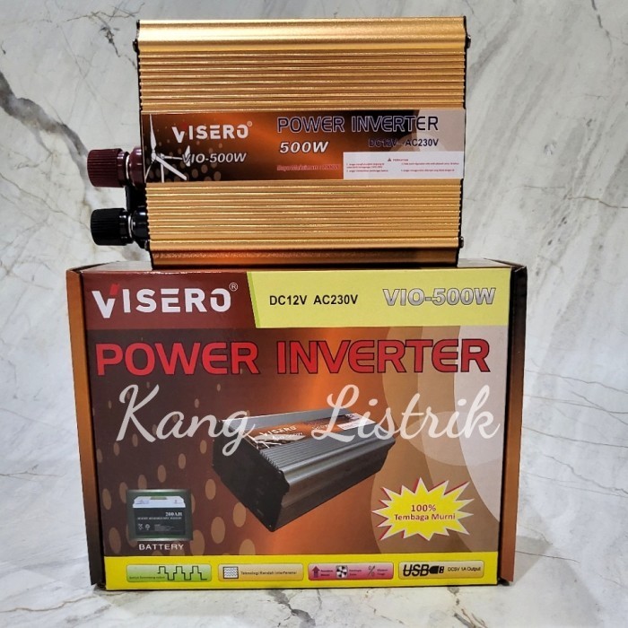 Jual Power Inverter Visero 500W VIO500 Inverter 500W VIO 500W