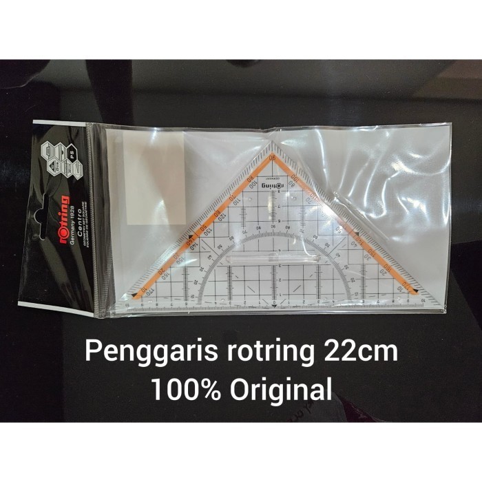 Jual Penggaris ROTRING 32cm Penggaris Segitiga ROTRING Pegangan 22 Cm