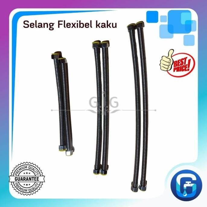 Jual Selang Flexible Kaku Air Panas Water Heater Flexible Hose