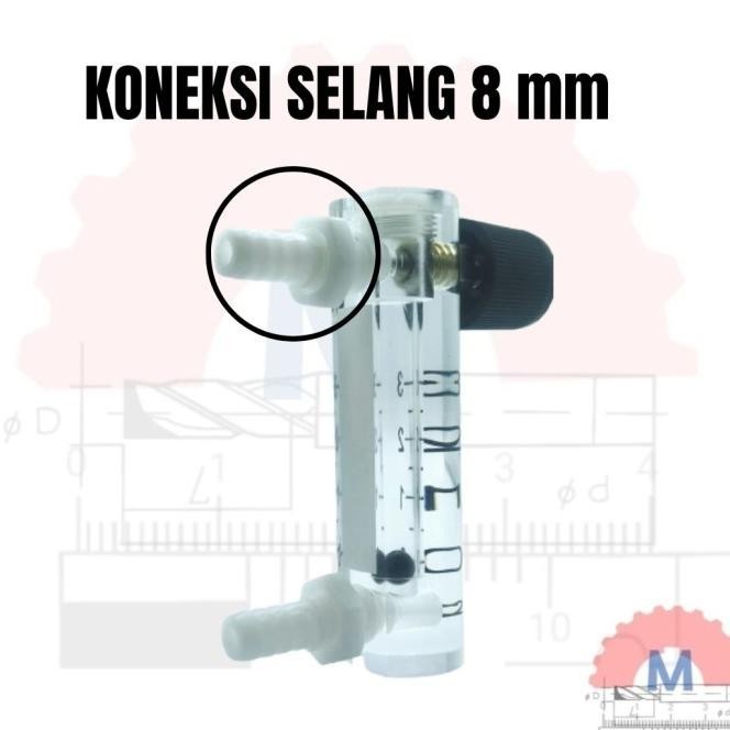 Jual Flowmeter Oksigen Lpm Flow Meter Rotameter Udara Gas Shopee