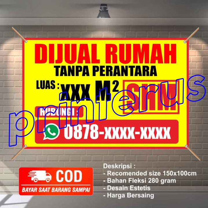 Jual Bisa COD Chek Dulu Spanduk Banner MMT Invitation Backdrop