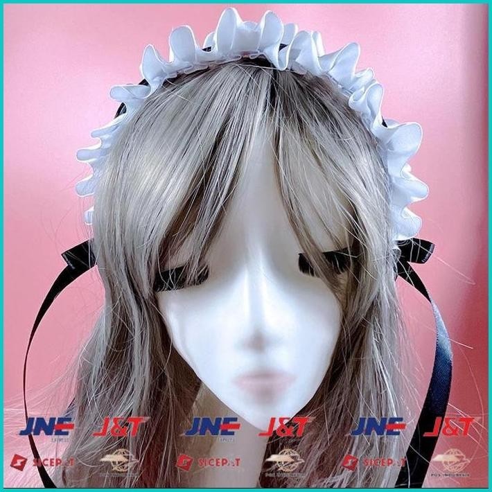 Jual BISMILLAH HBMA LOLITA MAID CLASSIC HEADBAND BANDO COSPLAY PELAYAN