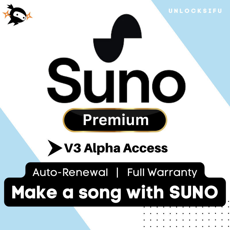 Jual SUNO AI Udio AI PREMIUM MEMBUAT LAGU DENGAN SUNO MUSIK AI