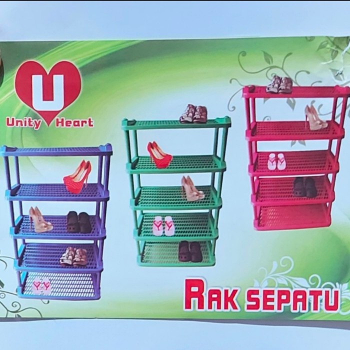 Jual Rak Sepatu Plastik Susun Unity Ukuran Besar Shopee Indonesia