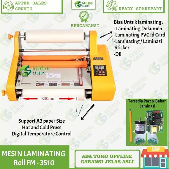 Jual Mesin Laminating Roll 2 Sisi Tipe Fm3510 Shopee Indonesia