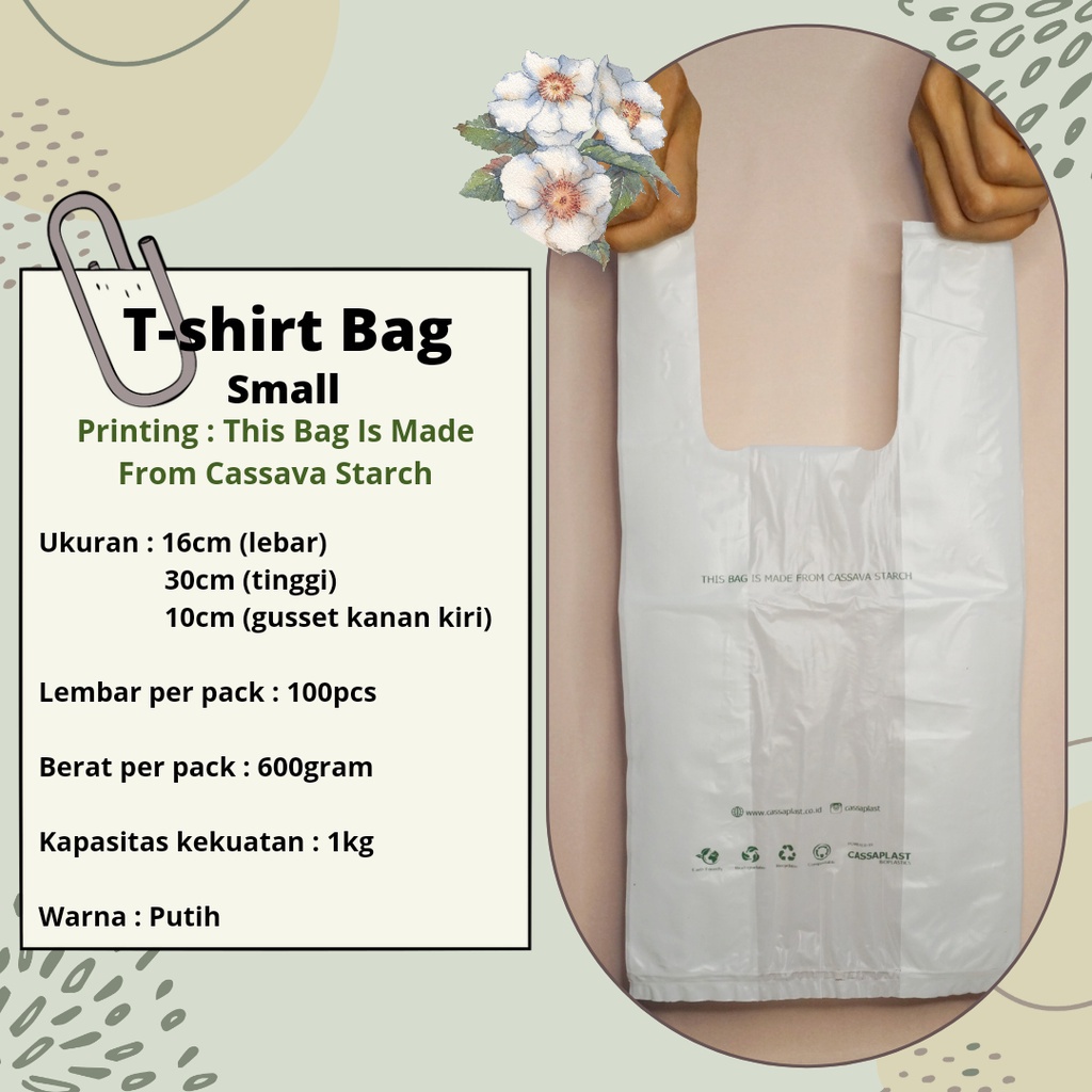 Jual Eco Friendly Kantong Plastik Olshop Kantong Singkong Cassava