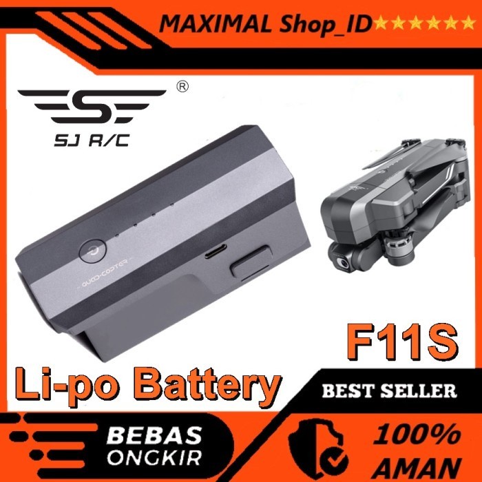 Jual Terbagus Li Po Baterai Sjrc F S K Pro Km V Mah Battery