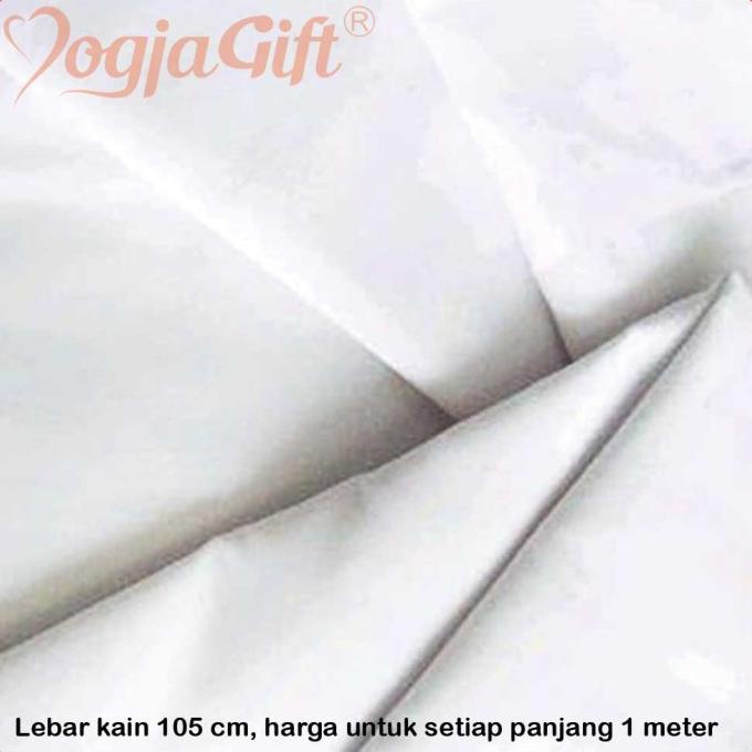 Jual Salima Sale Bahan Membatik Kain Mori Putih Katun Primissima