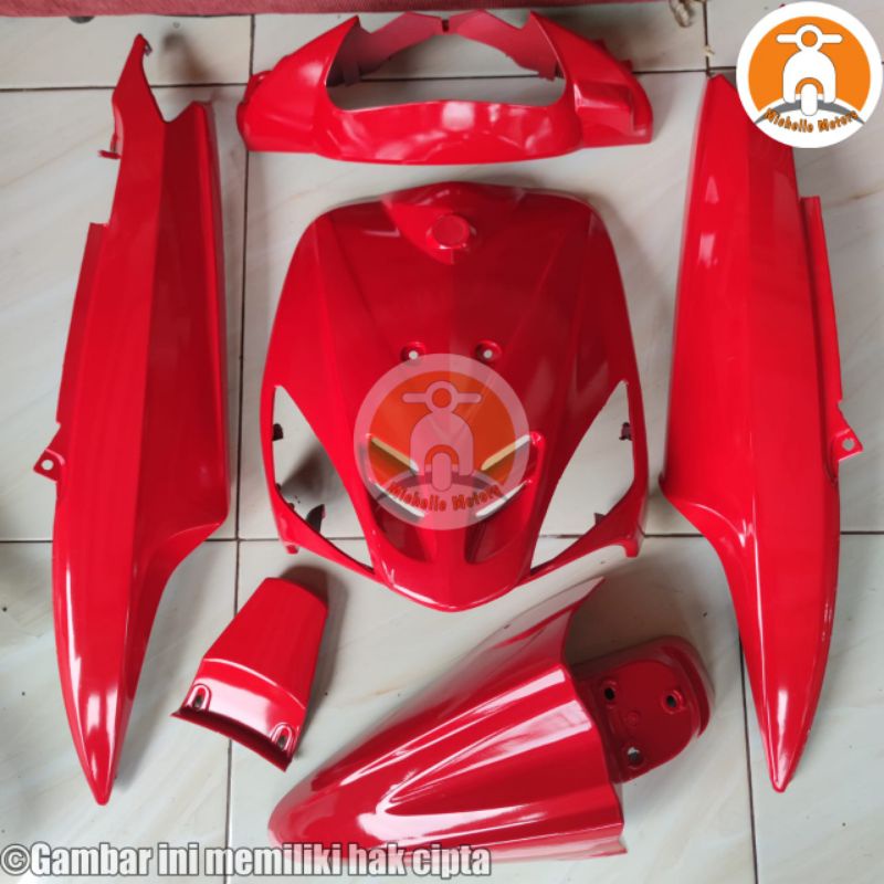 Jual Cover Body Yamaha Mio Sporty Warna Biru Telur Asin Stripping Full