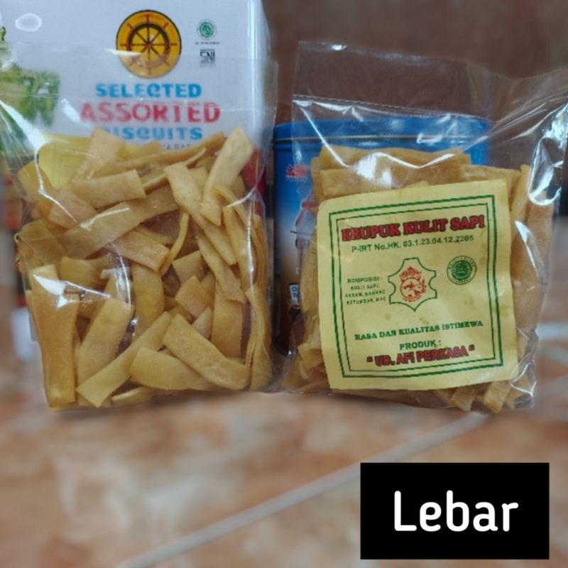 Jual Kerupuk Rambak Kulit Cap Raja Sapi 250 Gr Mentah Krecek Nomer 1