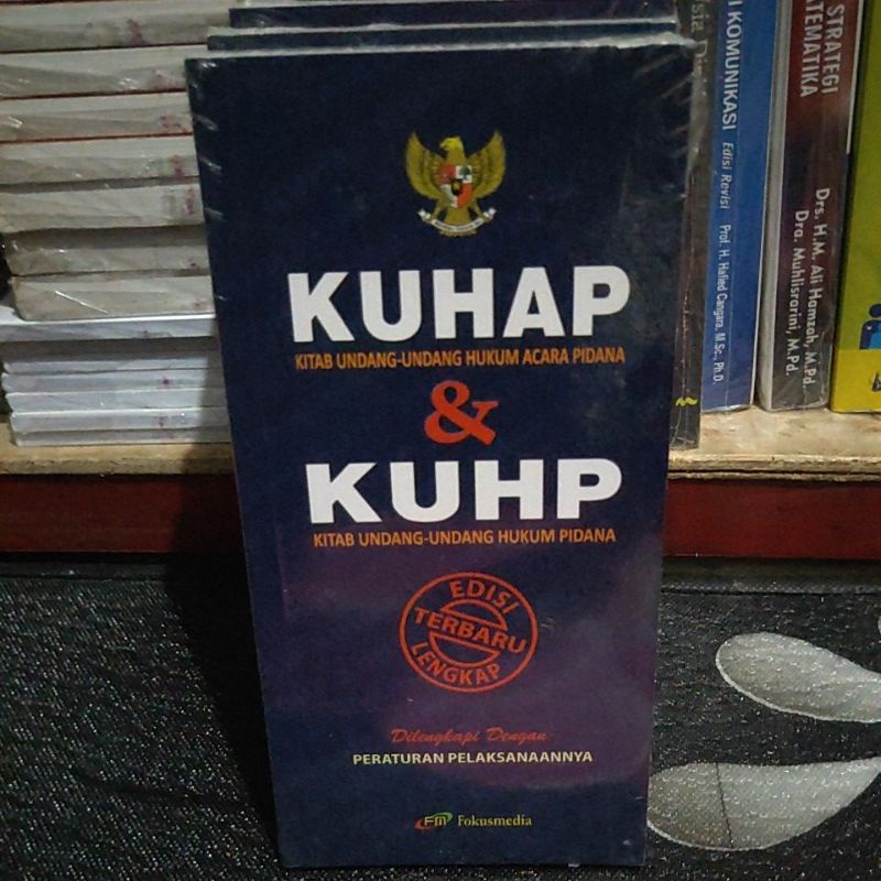 Jual Original Buku Kuhap Kitab Undang Undang Hukum Acara Pidana Kuhp