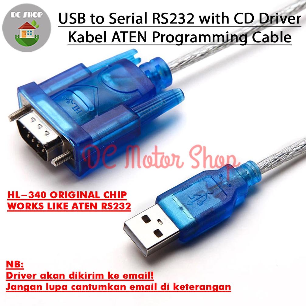 Jual Special Usb To Serial Rs Rs With Cd Driver Kabel Aten