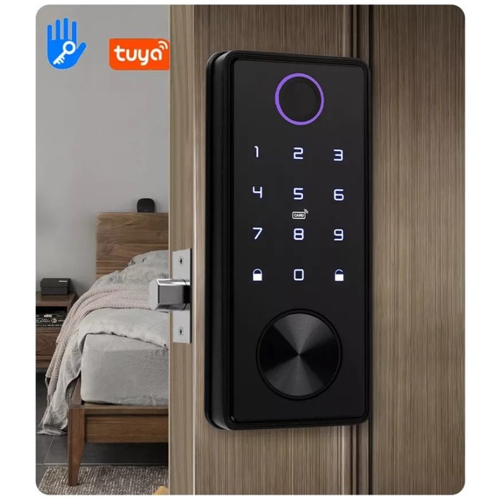 Jual Smart Door Lock Kunci Gembok Pintu Digital Otomatis Wifi Kode