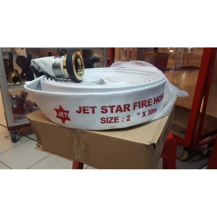 Jual FIRE HOSE KANVAS 2 5 INCH X 30 SELANG PEMADAM MERK JET STAR