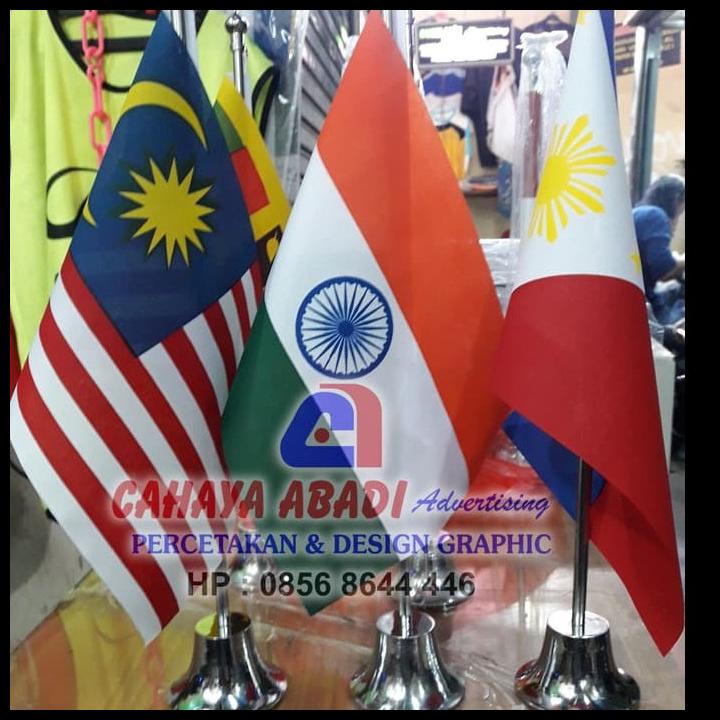 Jual Termurah Bendera Meja Negara Tiang Stainless Shopee Indonesia