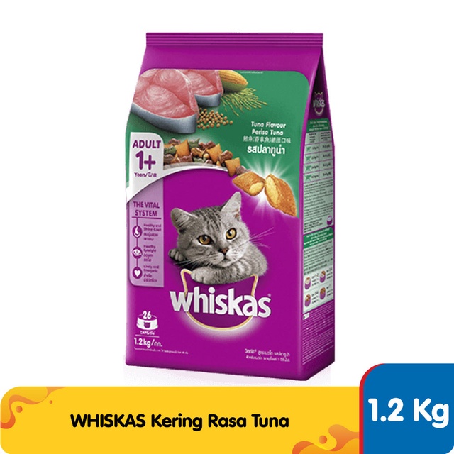 Jual WHISKAS ADULT TUNA 1 2 KG FRESHPACK Shopee Indonesia