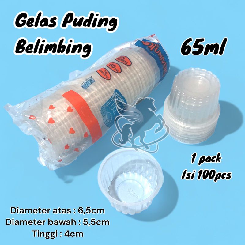 Jual Isi Pcs Gelas Puding Belimbing Ml Cup Agar Belimbing