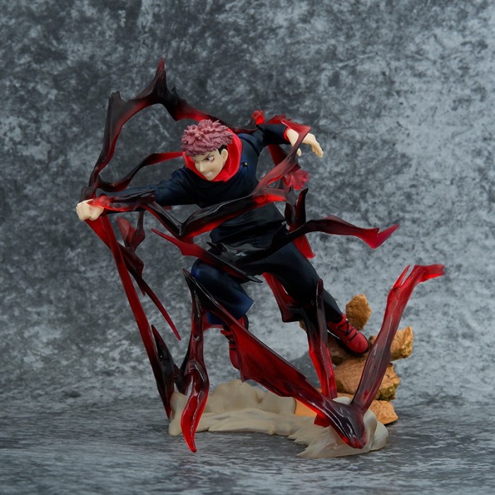 Jual Itadori Yuji Black Flash Jujutsu Kaisen Action Figure Cm D