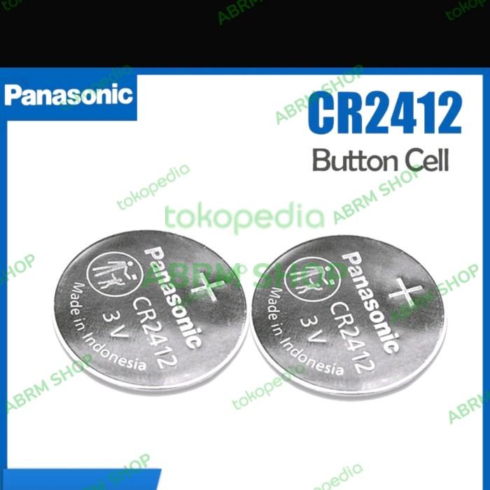 Jual Panasonic Cr2412 3V Lithium Batre Baterai Lithium 3V Cr2412