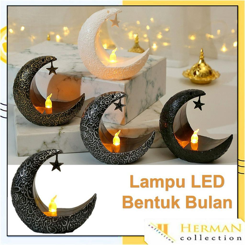 Jual Hc Lampu Lentera Bulan Sabit Bintang Led Warm White Dekorasi