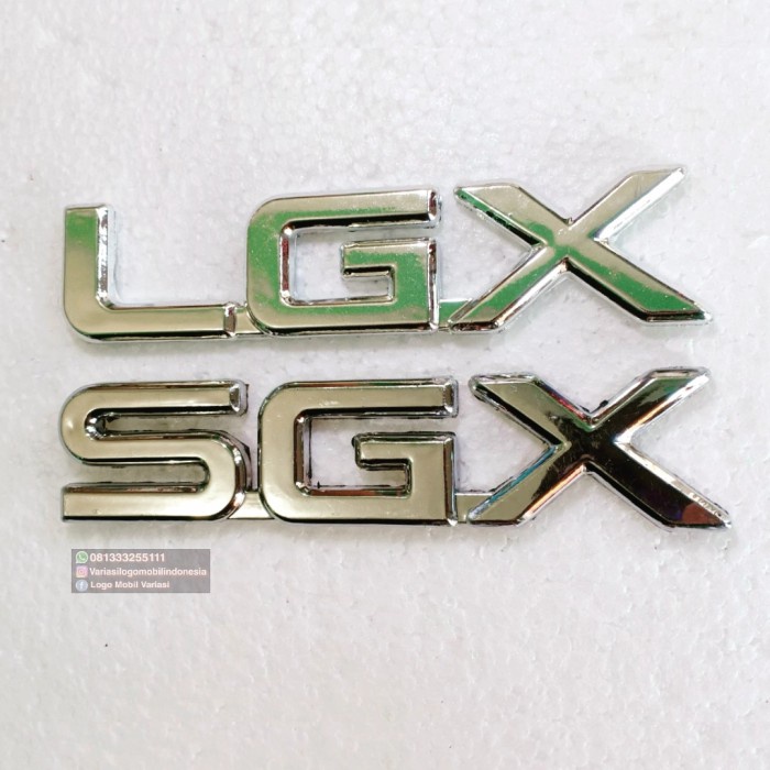 Jual Emblem Logo Lgx Dari Toyota Kijang Krista Kotak Ukuran Original