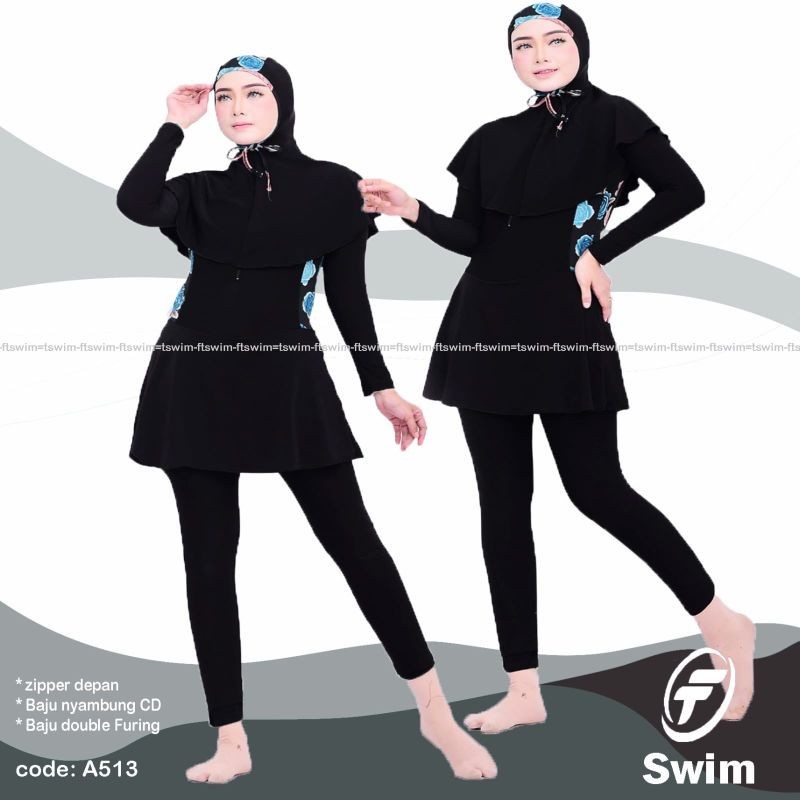 Jual Baju Renang Perempuan Muslim Dewasa Pakaian Renang Remaja Swimwear