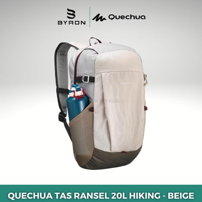 Jual Quechua Tas Ransel Hiking Nh L Backpack Original Steel Grey