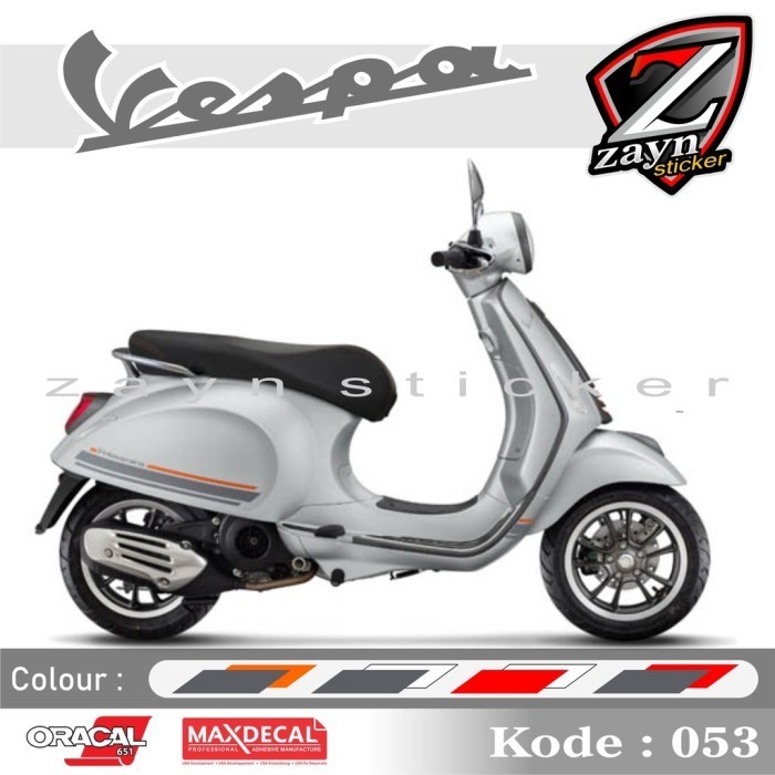 Jual LIST STICKER CUTTING STRIPING STIKER VESPA PRIMAVERA S LIMITED