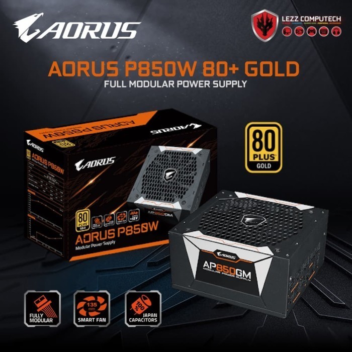 Jual Gigabyte Aorus P W Psu W Gold Fully Modular Power Supply