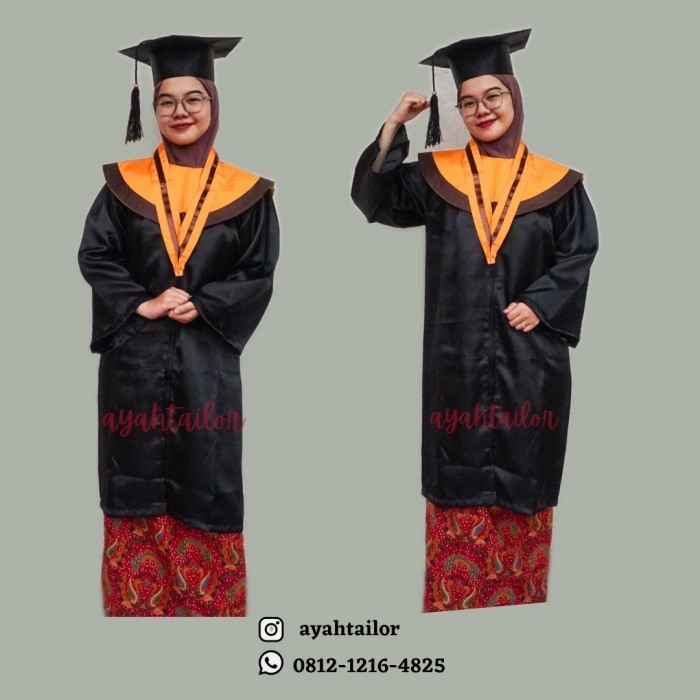 Jual Baju Toga Wisuda Dewasa Jubah Wisuda Set Lengkap Baju Wisuda