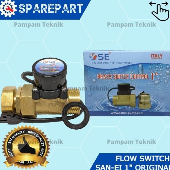 Jual Flow Switch San Ei 1 Inch Original Otomatis Pompa Air Dorong