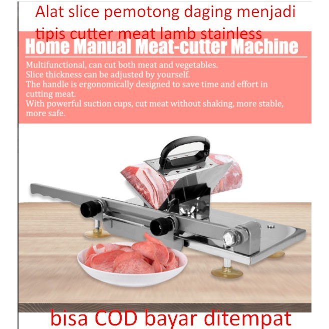 Jual Alat Slice Pemotong Daging Menjadi Tipis Cutter Meat Lamb