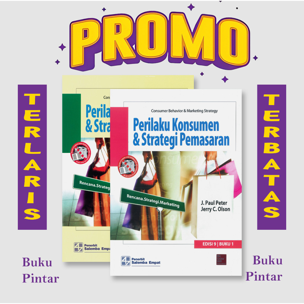 Jual Perilaku Konsumen Dan Strategi Pemasaran Buku 1 Dan Buku 2 Edisi 9