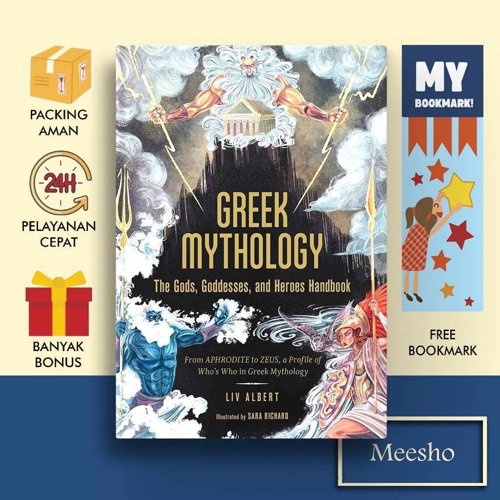 Jual Greek Mythology The Gods Goddesses And Heroes Handbook By Liv