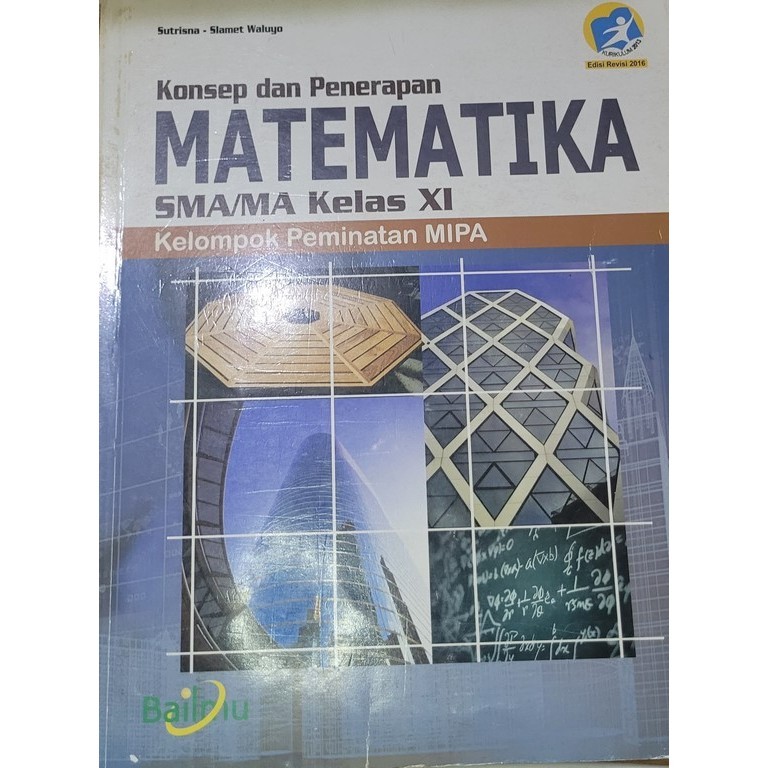 Jual Buku Bekas Konsep Dan Penerapan Matematika Kelas Sma Kel