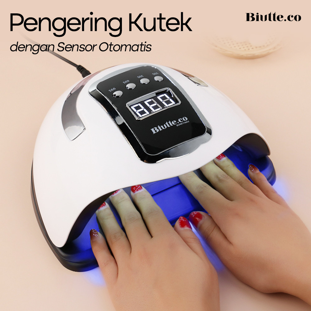 Jual Biutte Co Pengering Kutek Uv Lamp Nail Dryer Sensor With Lcd