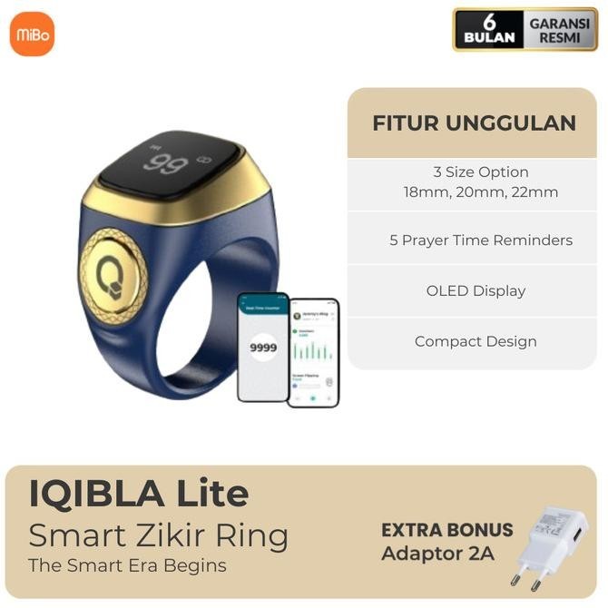 Jual Iqibla Zikr Smart Ring Lite Cincin Tasbih Digital Original