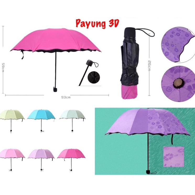 Jual Best Seller Sp Payung Lipat D Magic Umbrella Portable Ajaib