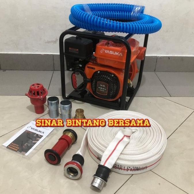 Jual Mesin Pompa Alkon Pemadam Yasuka Komplit Nozzle Variabel Siap