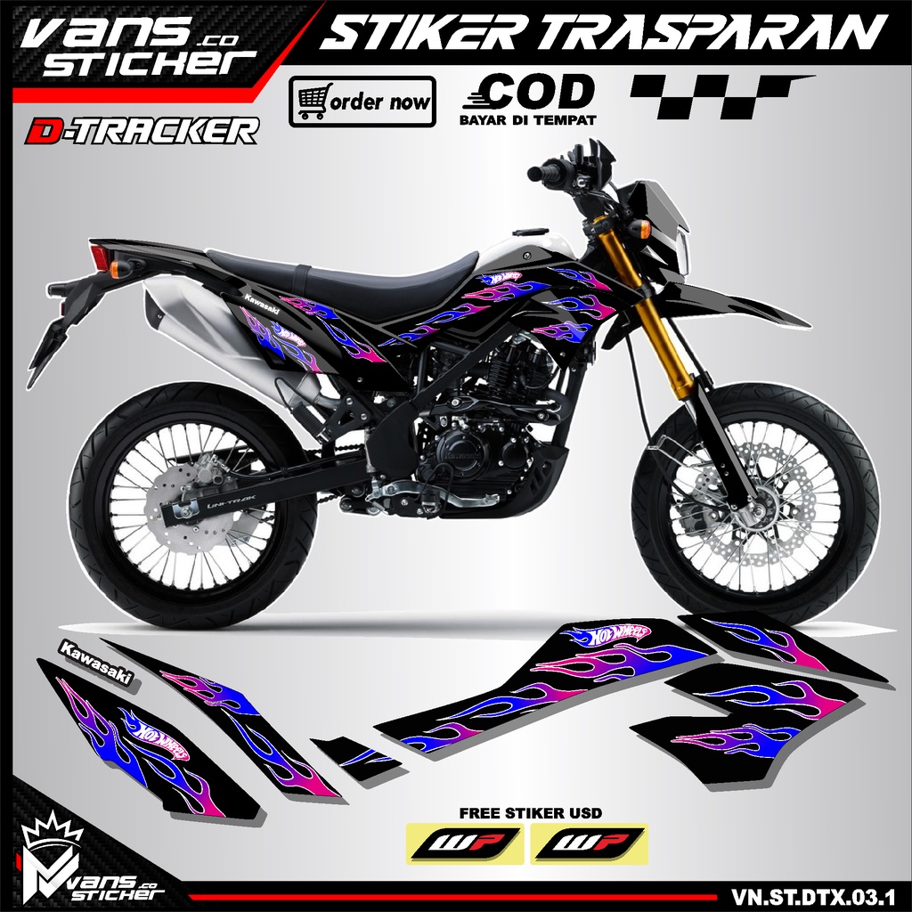 Jual Sticker Striping D Tracker 150 SE Stiker Motor Kawasaki DTracker