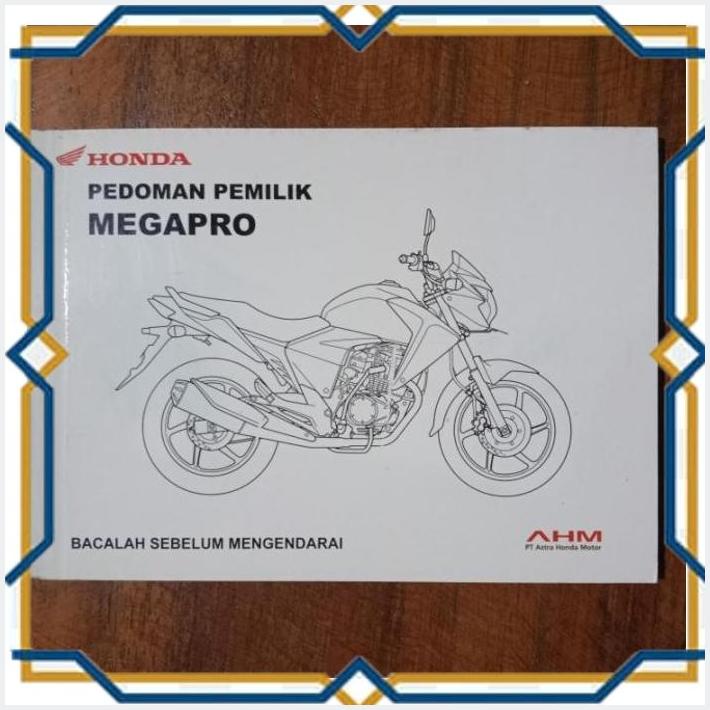 Jual ABK BUKU PEDOMAN PEMILIK HONDA MEGAPRO Shopee Indonesia