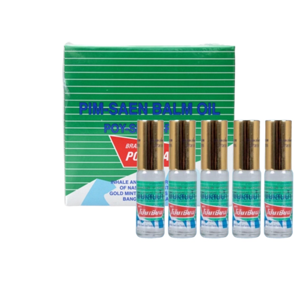 Jual Poy Sian Pim Saen Thai Balm Oil Ml Roll On Shopee Indonesia