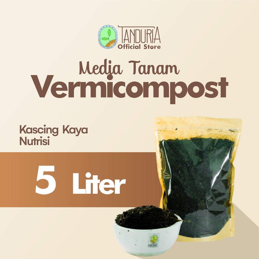 Jual Tanduria Vermicompost Setara Liter Media Tanam Organik