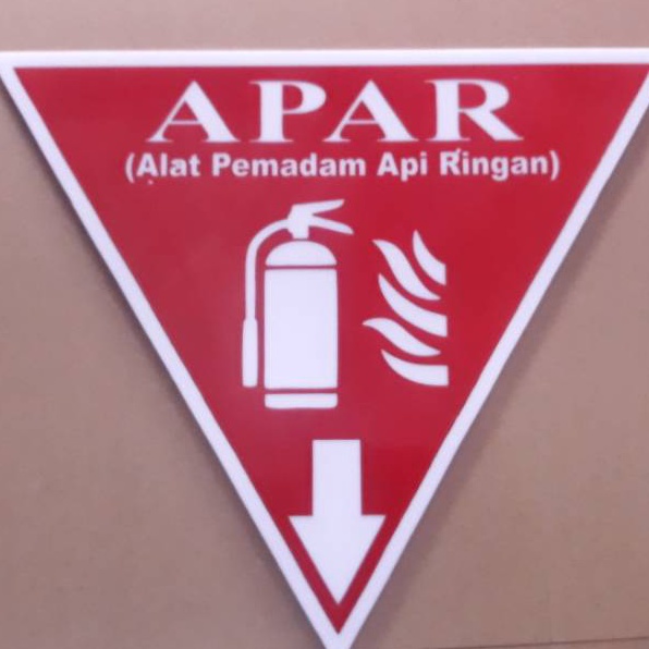 Jual First Quality Sign Board Acrylic APAR Plat Akrilik Alat Pemadam