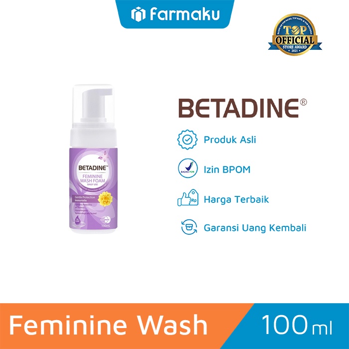 Jual Betadine Feminine Wash Foam Gentle Protection Immortelle Ml