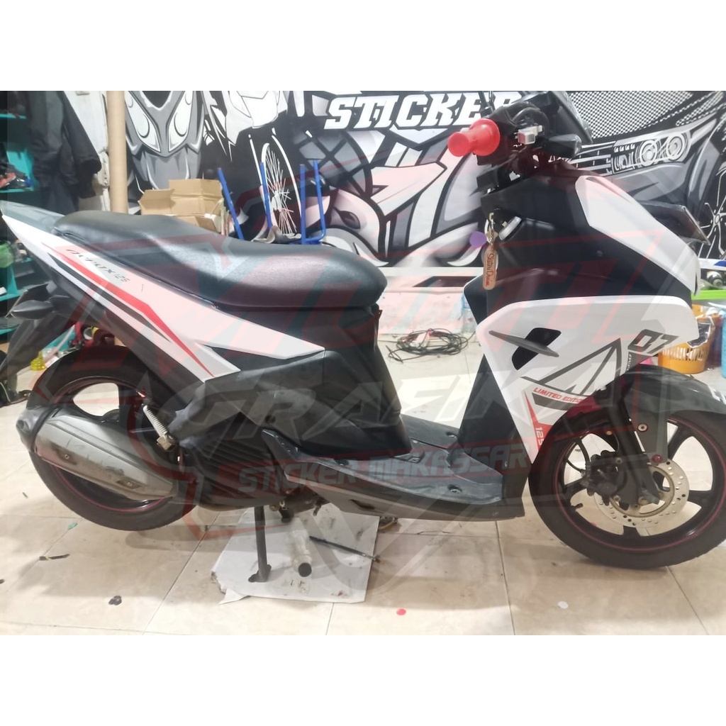 Jual Stiker AEROX Decal Motor YAMAHA Full Body Sticker AEROX 125 Motif